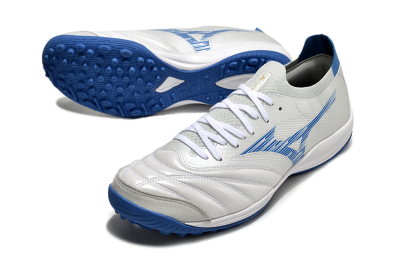 Mizuno Morelia Neo Sala M8 TF Low-Tops Soccer Shoes - Beige/Blue/White