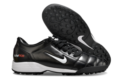 Nike Total 90 II TF Low-Tops Soccer Shoes - Black/White/Red