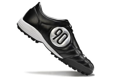 Nike Total 90 II TF Low-Tops Soccer Shoes - Black/White/Red