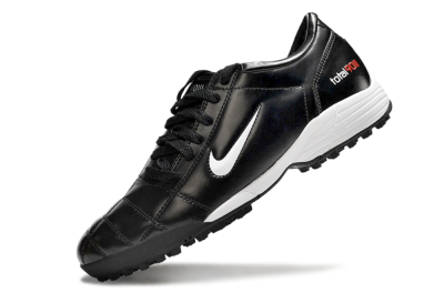 Nike Total 90 II TF Low-Tops Soccer Shoes - Black/White/Red