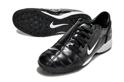 Nike Total 90 II TF Low-Tops Soccer Shoes - Black/White/Red