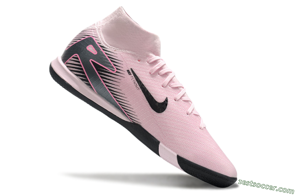 Nike Air Zoom Mercurial Superfly 10 Elite IC High-Tops Soccer Shoes - Pink/Black 4