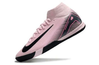 Nike Air Zoom Mercurial Superfly 10 Elite IC High-Tops Soccer Shoes - Pink/Black