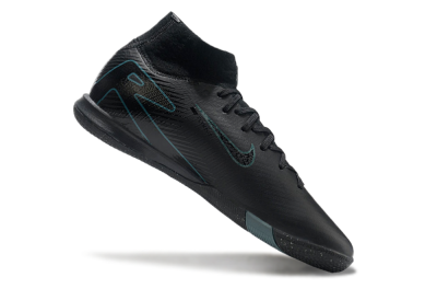 Nike Air Zoom Mercurial Superfly 10 Elite IC High-Tops Soccer Shoes - Black/Blue