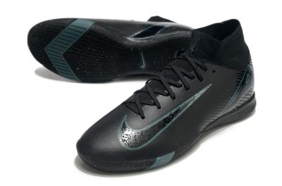 Nike Air Zoom Mercurial Superfly 10 Elite IC High-Tops Soccer Shoes - Black/Blue