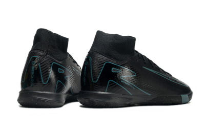 Nike Air Zoom Mercurial Superfly 10 Elite IC High-Tops Soccer Shoes - Black/Blue