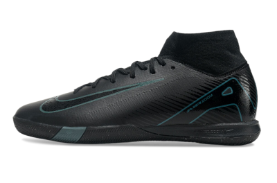 Nike Air Zoom Mercurial Superfly 10 Elite IC High-Tops Soccer Shoes - Black/Blue