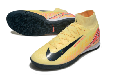 Nike Air Zoom Mercurial Superfly 10 Elite IC High-Tops Soccer Shoes - Yellow/Black/Red