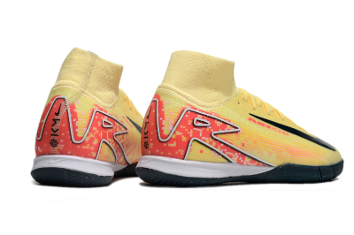 Nike Air Zoom Mercurial Superfly 10 Elite IC High-Tops Soccer Shoes - Yellow/Black/Red