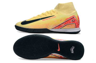 Nike Air Zoom Mercurial Superfly 10 Elite IC High-Tops Soccer Shoes - Yellow/Black/Red
