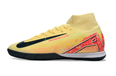 Nike Air Zoom Mercurial Superfly 10 Elite IC High-Tops Soccer Shoes - Yellow/Black/Red