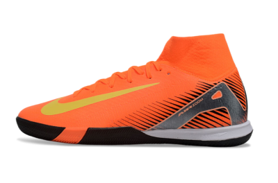Nike Air Zoom Mercurial Superfly 10 Elite IC High-Tops Soccer Shoes - Red/Yellow/Black