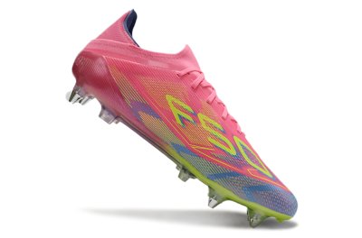 Adidas F50 Elite SG Low-Tops Soccer Cleats - Red/Yellow/Blue