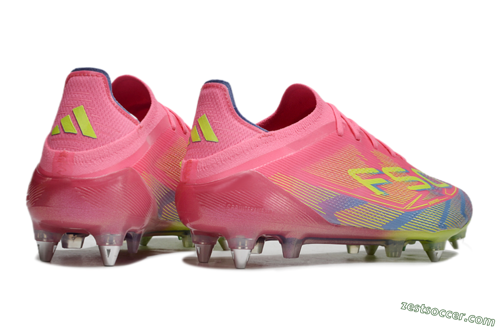 Adidas F50 Elite SG Low-Tops Soccer Cleats - Red/Yellow/Blue 6