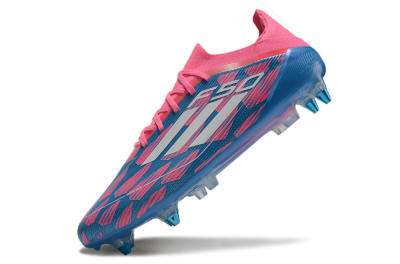 Adidas F50 Elite SG Low-Tops Soccer Cleats - Blue/Pink/White