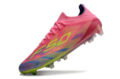 Adidas F50 Elite FG Low-Tops Soccer Cleats - Red/Yellow/Blue