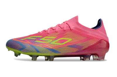 Adidas F50 Elite FG Low-Tops Soccer Cleats - Red/Yellow/Blue