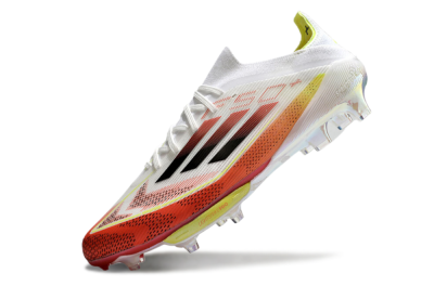 Adidas F50+ Lightstrike Elite FG Low-Tops Soccer Cleats - Red/White/Yellow
