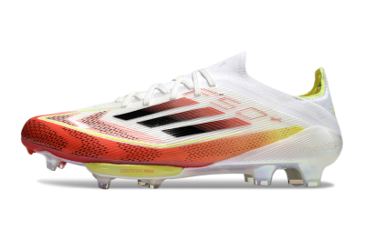 Adidas F50+ Lightstrike Elite FG Low-Tops Soccer Cleats - Red/White/Yellow