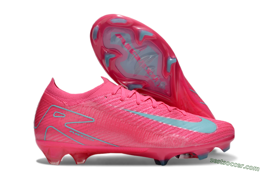 Nike Air Zoom Mercurial Vapor 16 Elite FG Low-Tops Soccer Cleats - Red/Jade/White 0