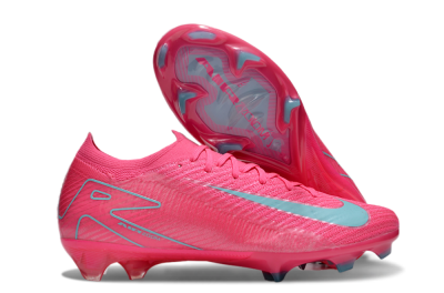 Nike Air Zoom Mercurial Vapor 16 Elite FG Low-Tops Soccer Cleats - Red/Jade/White