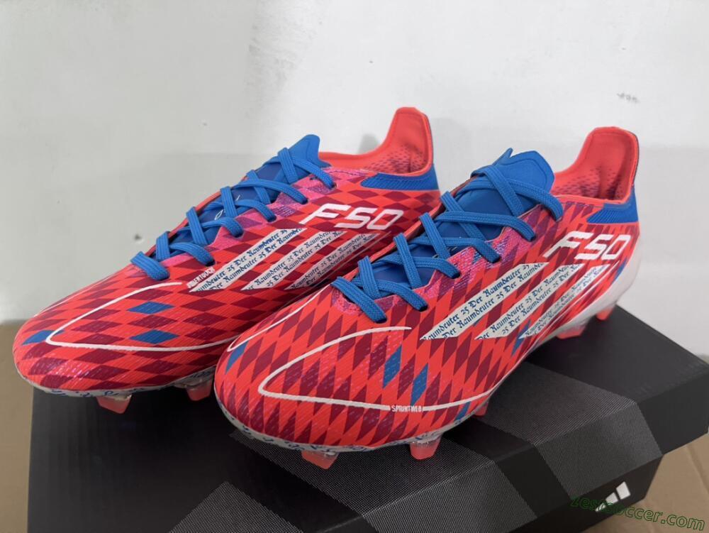 Adidas F50 Elite FG Low-Tops Soccer Cleats - Red/White/Blue