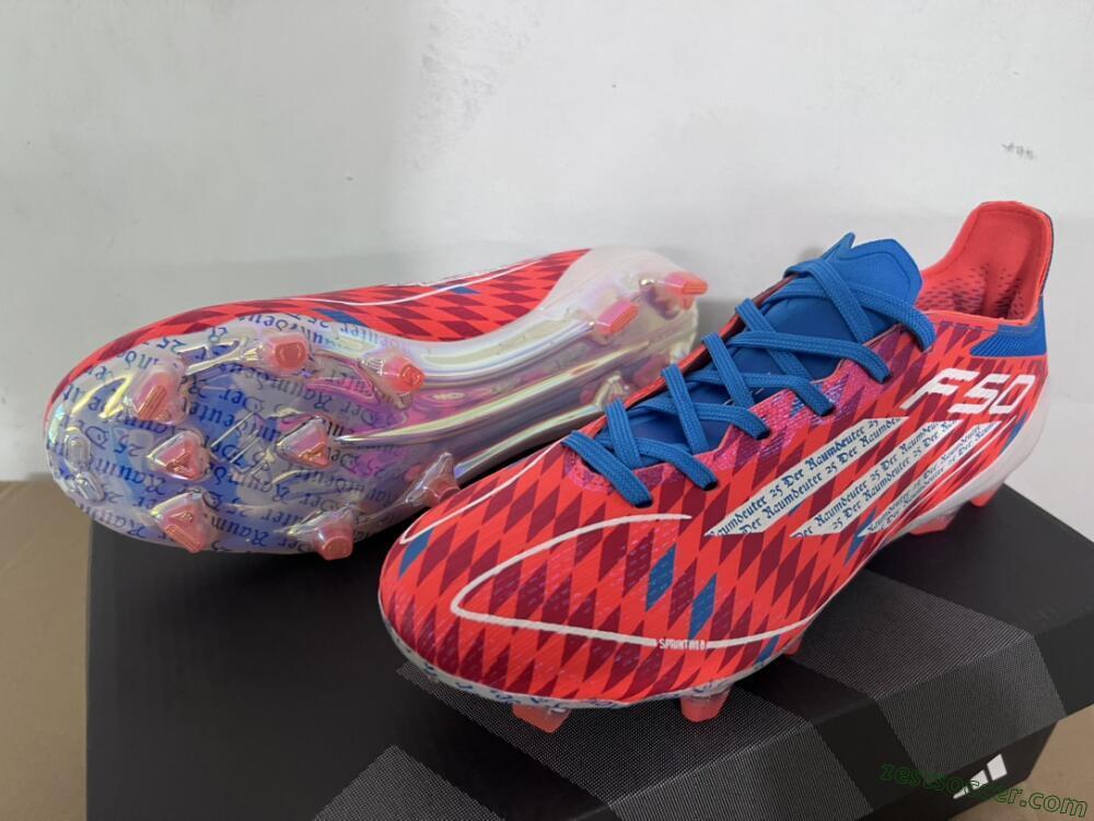 Adidas F50 Elite FG Low-Tops Soccer Cleats - Red/White/Blue