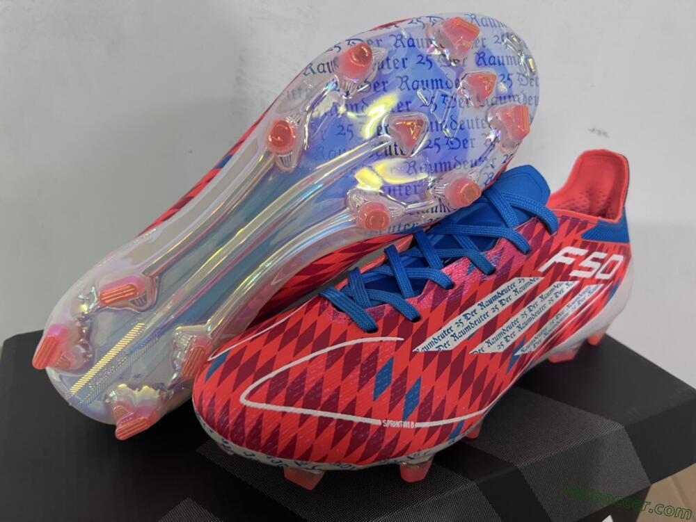 Adidas F50 Elite FG Low-Tops Soccer Cleats - Red/White/Blue