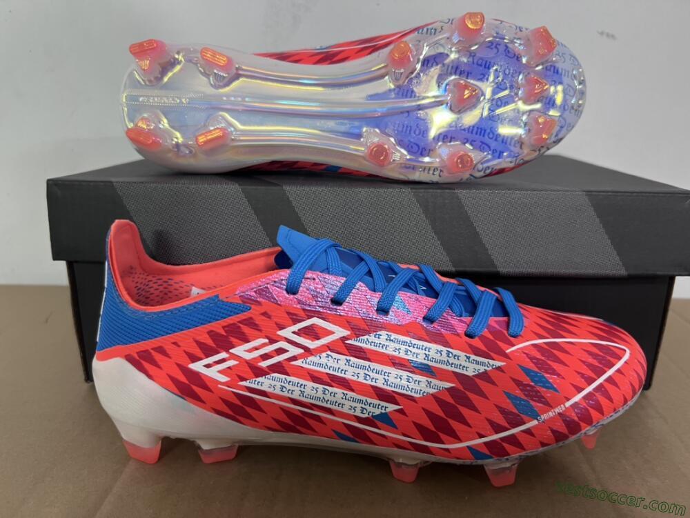 Adidas F50 Elite FG Low-Tops Soccer Cleats - Red/White/Blue
