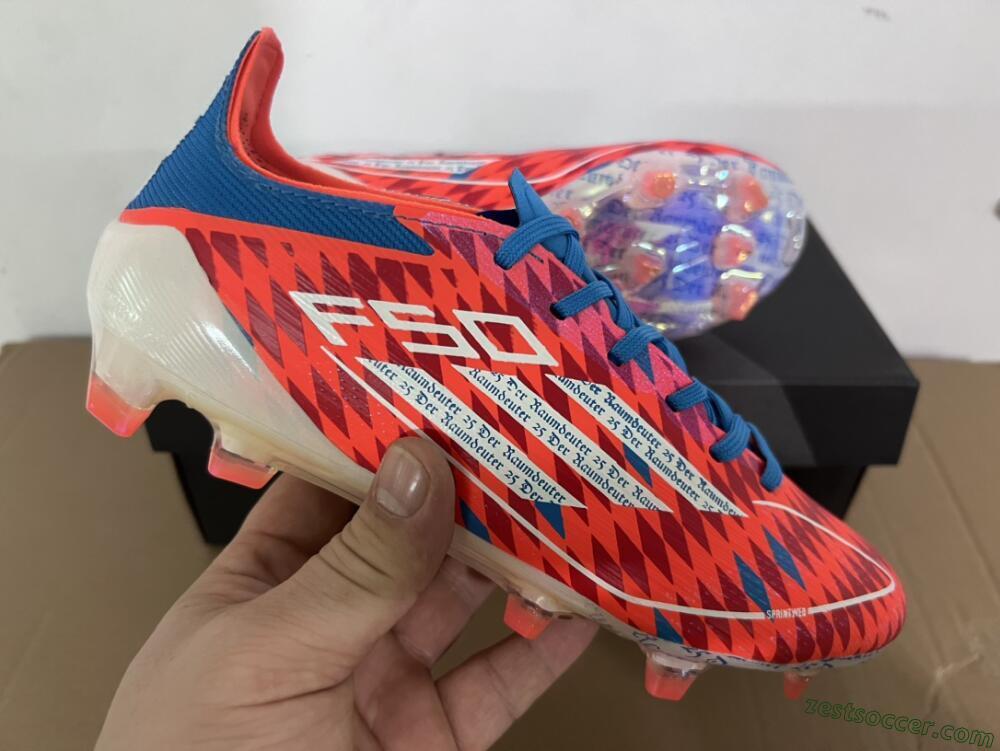 Adidas F50 Elite FG Low-Tops Soccer Cleats - Red/White/Blue