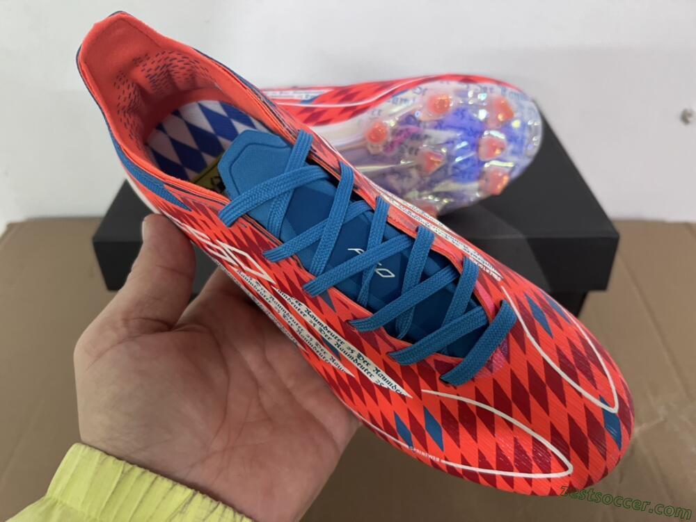 Adidas F50 Elite FG Low-Tops Soccer Cleats - Red/White/Blue