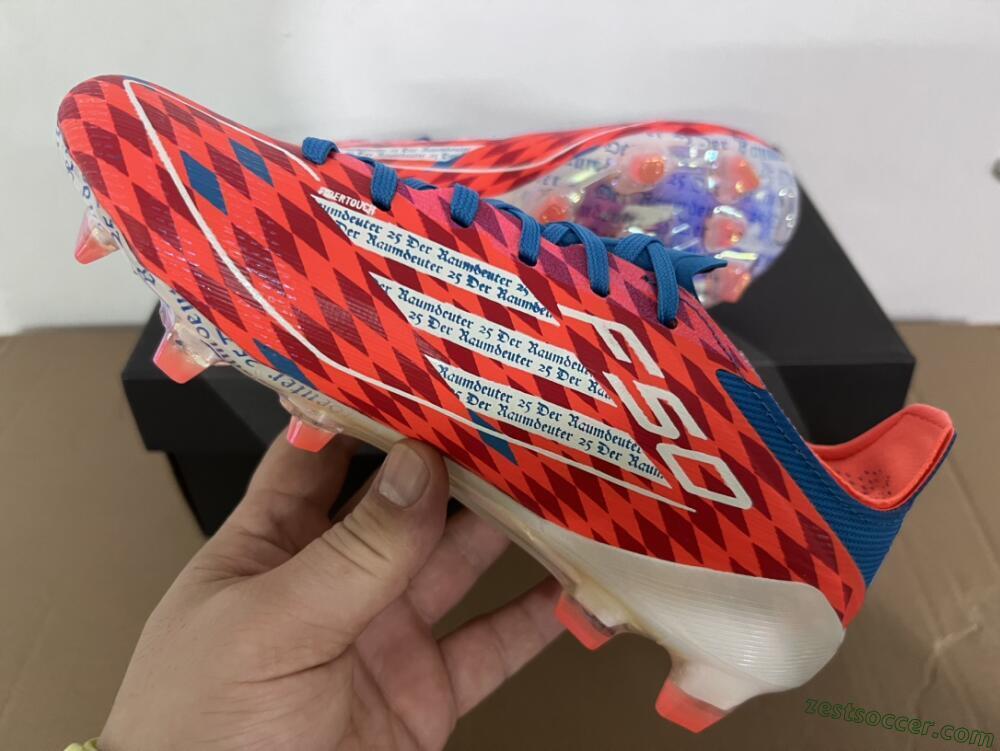 Adidas F50 Elite FG Low-Tops Soccer Cleats - Red/White/Blue