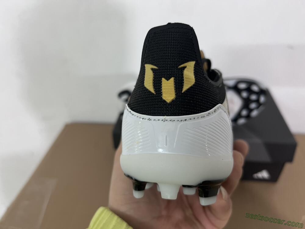 Adidas F50 Elite Messi MG Low-Tops Soccer Cleats - Gold/Black/White