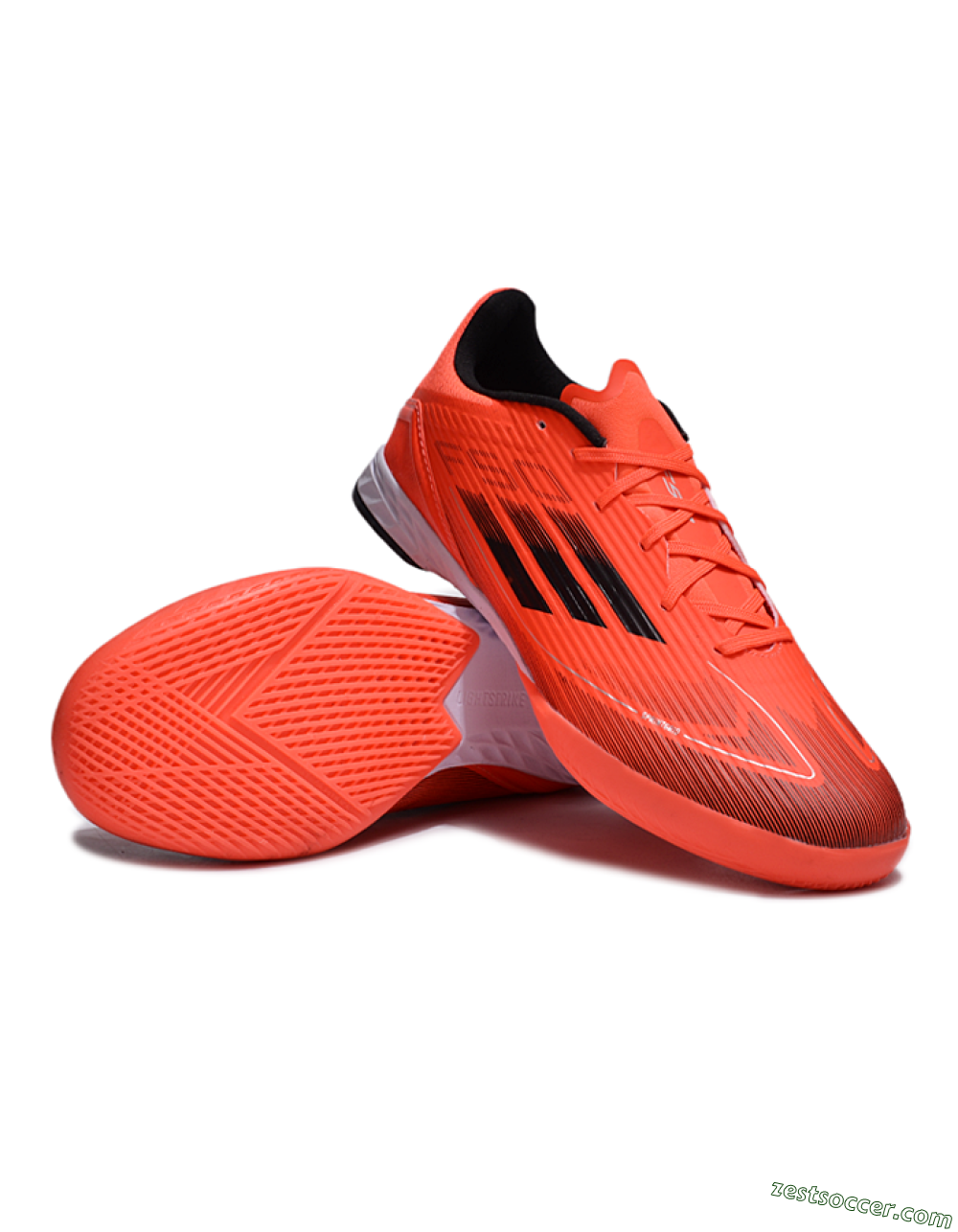 Adidas F50 Elite IC Low-Tops Soccer Shoes - Red/Black/White 3