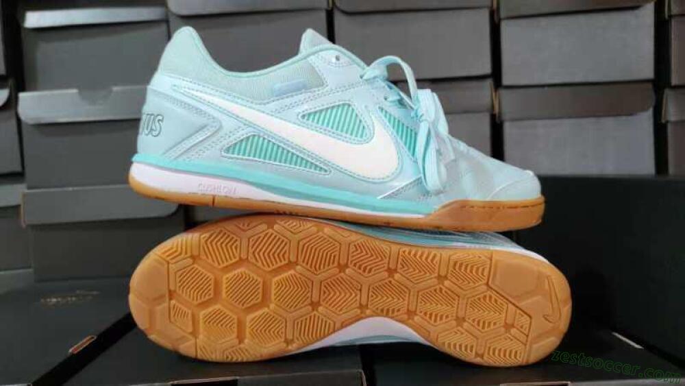 Supreme x Nike SB Gato IC Low-Tops Soccer Shoes - Jade/White/Brown