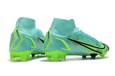 Nike Mercurial Superfly 8 Elite FG High-Tops Soccer Cleats - Jade/Black/Yellow