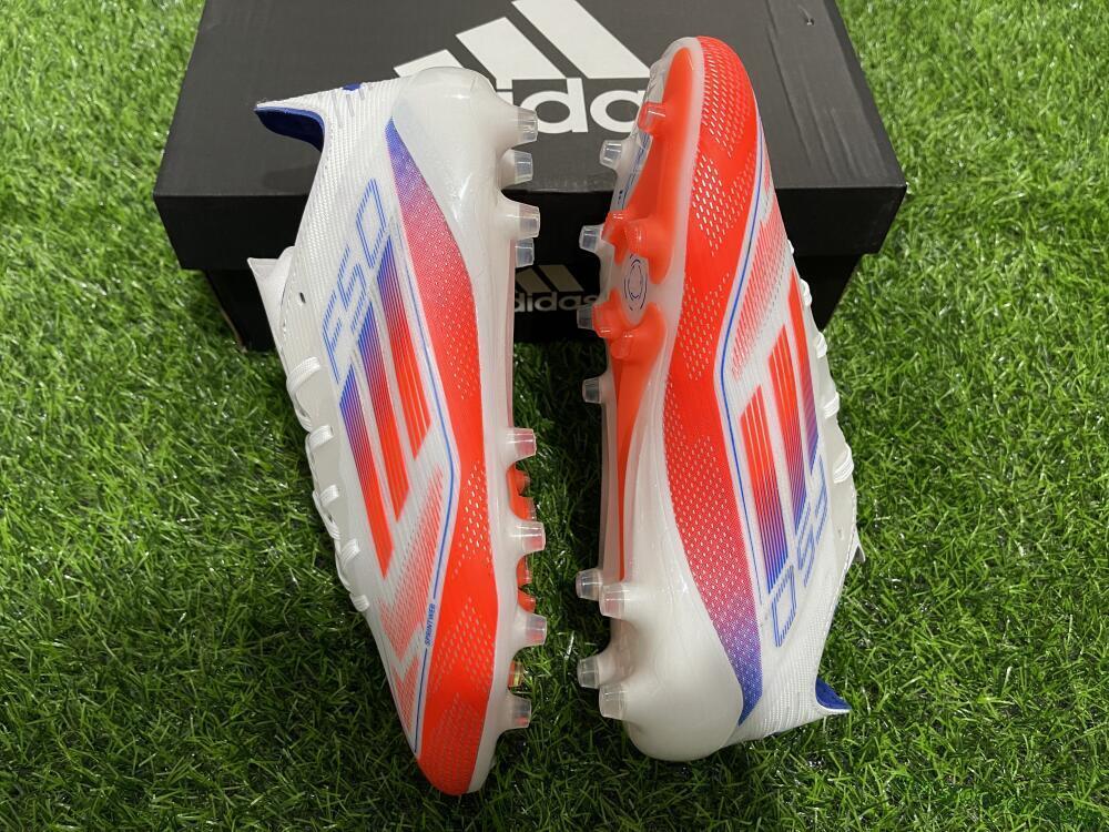 Adidas F50 Elite AG Low-Tops Soccer Cleats - Red/White/Blue