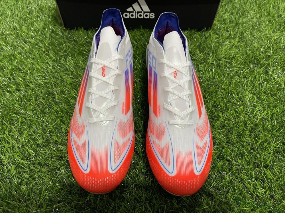Adidas F50 Elite AG Low-Tops Soccer Cleats - Red/White/Blue