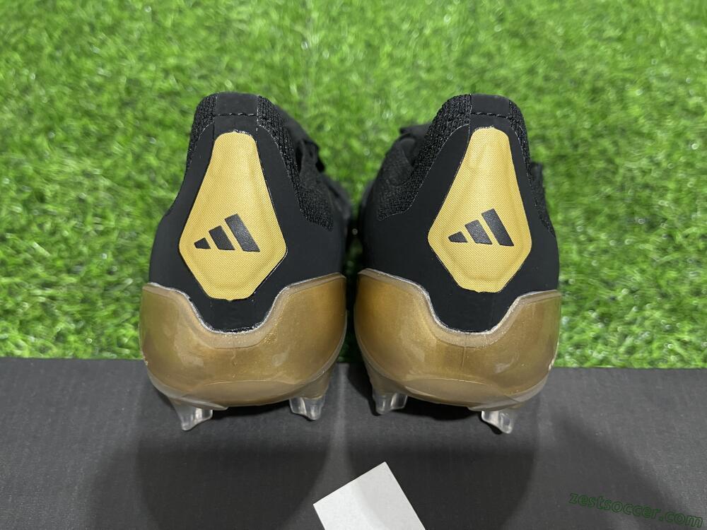 Adidas Predator Elite Tongue FG Low-Tops Soccer Cleats - Black/Gold