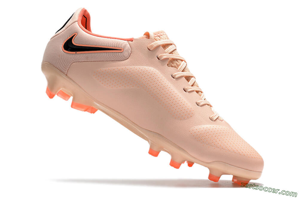 Nike Tiempo Legend 9 Elite FG Low-Tops Soccer Cleats - Pink/Yellow/Black 4