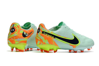 Nike Tiempo Legend 9 Elite FG Low-Tops Soccer Cleats - Jade/Yellow/Black