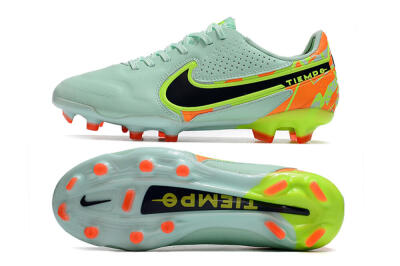 Nike Tiempo Legend 9 Elite FG Low-Tops Soccer Cleats - Jade/Yellow/Black