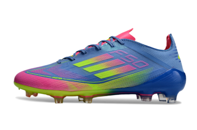 Adidas F50 Elite TF Low-Tops Soccer Shoes - Blue/Pink/Yellow