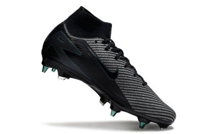 Nike Air Zoom Mercurial Superfly 10 Elite SG High-Tops Soccer Cleats - Black/Jade