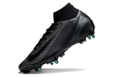 Nike Air Zoom Mercurial Superfly 10 Elite SG High-Tops Soccer Cleats - Black/Jade