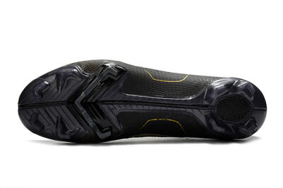 Nike Mercurial Superfly 8 Elite FG High-Tops Soccer Cleats - Black/Gold/Silver