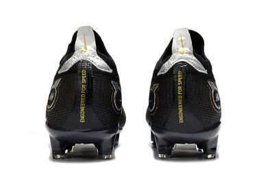 ike Mercurial Vapor 14 Elite FG Low-Tops Soccer Cleats - Black/Gold/Silver