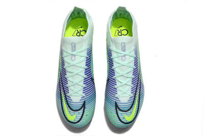ike Mercurial Vapor 14 Elite FG Low-Tops Soccer Cleats - Blue/Jade/Yellow