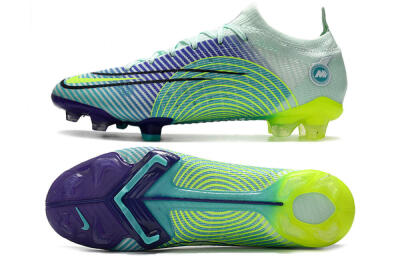 ike Mercurial Vapor 14 Elite FG Low-Tops Soccer Cleats - Blue/Jade/Yellow