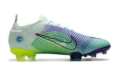 ike Mercurial Vapor 14 Elite FG Low-Tops Soccer Cleats - Blue/Jade/Yellow